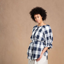 Odette Buffalo Gingham Cotton Top