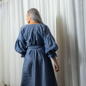 Sophia Denim Chambray Dress