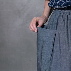 Dessa Denim Elasticated Waist Skirt