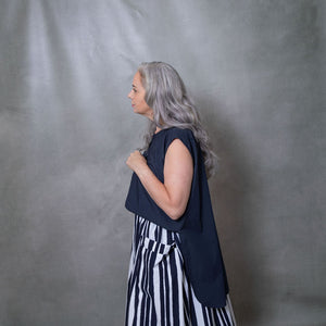 Capri Navy Cotton Tunic