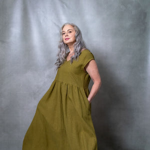 Scarlett Jungle Linen Dress