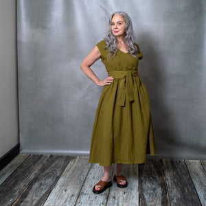 Scarlett Jungle Linen Dress